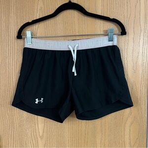 Black Athletic Shorts with Moisture-Wicking Fabric and Stretch Fit